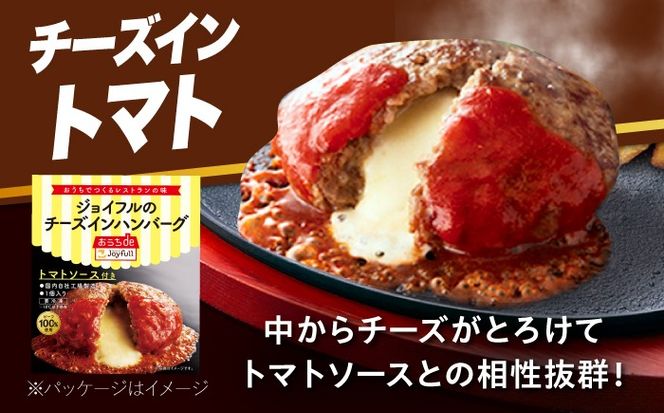 【全6回定期便】【福岡工場直送】ジョイフル ハンバーグ 30個 ( チーズイン + トマトソース)《築上町》【株式会社　ジョイフル】[ABAA049]