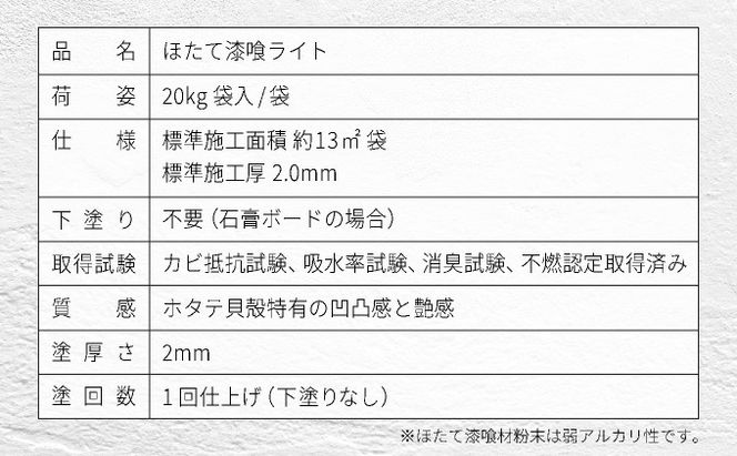 あいもり　DIYホタテ漆喰キット 【55250356】