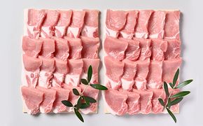 豚肉 オリーブ豚ロース焼肉用 1200g（600g×2） お肉 バーベキュー ロース肉 ポーク 夕飯 食材 豚丼 2パック 調理 料理 冷凍 