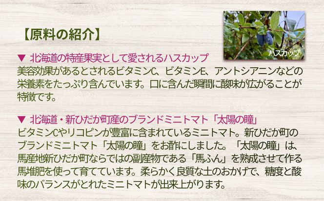 北海道産 ハスカップ ／ トマト＆レモン 発酵酢 SUNOMO 希釈タイプ 計 750ml （ 375ml × 2本 ）　飲むお酢 果実酢 フルーツ ビネガー