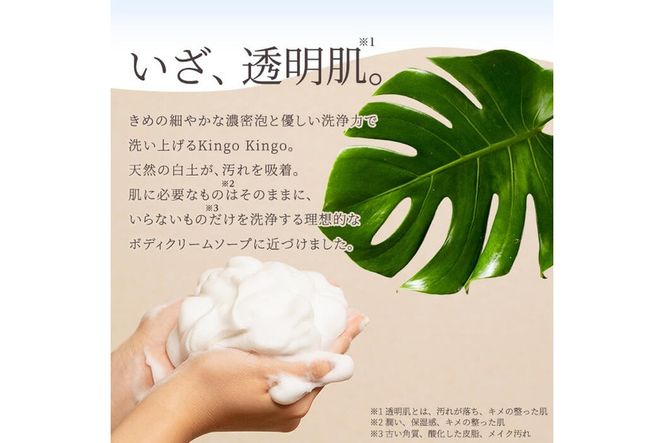 a1043 KingoKingoボディ用クリームソープ(200g)【てんげん】 姶良市 ボディ スクラブ ボディソープ キメ 潤い 明るさ きんごきんご 洗顔クリーム ボディーソープ 角質ケア ニキビケア ニキビ肌 毛穴開き 毛穴改善 毛穴汚れ 黒ずみ くすみ 敏感肌