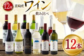 韮崎産 赤白スパークリング12本 お得な飲み比べセット 750ml ×11本 720ml ×1本 [株式会社まあめいく 山梨県 韮崎市 20745323] ワイン Wine わいん 赤ワイン 白ワイン 飲み比べ セット お酒 酒 山梨ワイン 甲州 スパークリング