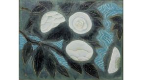 【 限定 1点 】 「 白椿 1 」 絵画 アート アトリエ 飛動庵  [BG38-NT]