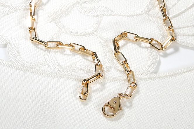 K18YG ゴールドチェーンネックレス 50cm CSN00220 SWAV066