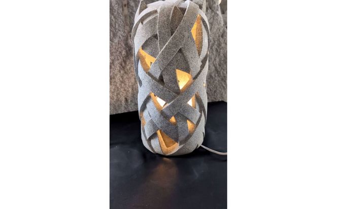 庵治石「石あかり」あじろ 372013_GH015