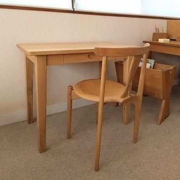 机 つくえ コンパクト デスク ダイニング テーブル 無垢材 家具