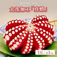 創業明治 40年 大洗加工 真蛸 1尾 約 1kg 茨城県 大洗 たこ 蛸 タコ
