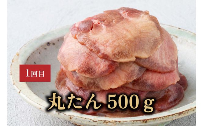 【定期便全5回】たんや善治郎 牛たん【肉 牛肉 タン 仙台 名物 グルメ 厚切り 焼肉 プレミアム バーベキュー ジューシー 柔らかい 食品 ギフト 風味豊か 旨味 冷凍保存 焼き方簡単 食べ比べ 】 041009_GA019