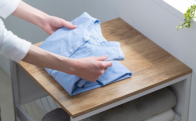 天板付きランドリーワゴン ワイドタイプ ワイヤーラック付TLAW-R420ホワイト ストッカー 洗濯カゴ スリムタイプ ワイヤーラック付き アイリスオーヤマ 