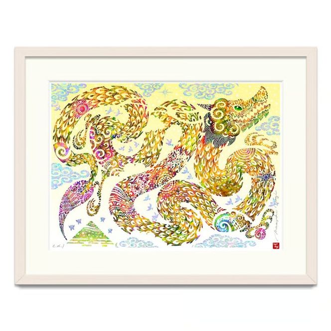 yꌧszmCXg[Vn ^VV w / Yellow Dragonx zLLTCY CeA G A[g   s / yogima office[BCAI026]