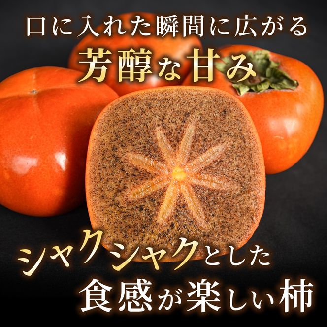 【先行予約】紀の川柿 （果実の中身が黒い！黒蜜柿）希少栽培！ 秀品６個～９個 こだわり農家厳選！【2026年10月上旬から11月上旬頃発送】/ 和歌山県 かつらぎ町 カキ 柿 紀ノ川柿 秀品 紀の川柿 かき フルーツ 旬 秋【kgr044】