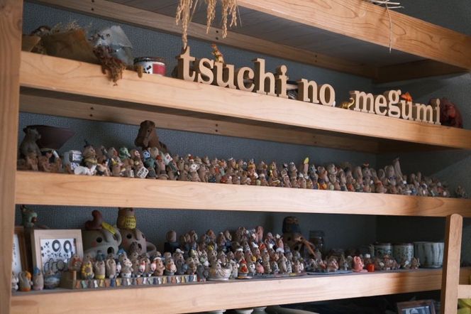 ＼小さな癒し♡益子焼あげあげはにわkid's ／ 益子焼 はにわ 5個セット｜土のめぐみ 益子焼 飾り 癒し はにわ kid's セット 置物 （DU001)