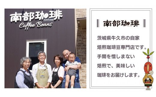 【 3ヶ月 連続 定期便 】 南部珈琲 ブレンド  200g × 3袋 計9点 コーヒー豆 コーヒー ブレンド 焙煎 人気 新鮮 定期便 頒布会 [BN026us]