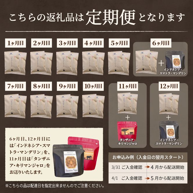 メール便発送【訳ありコーヒー定期便・深煎り】富士山の湧き水で磨いた スペシャルティコーヒー 12ヶ月 珈琲 ブレンド コーヒー スペシャルティ 挽き立てコーヒー ドリップ 個包装 深煎り 定期便 山梨 富士吉田