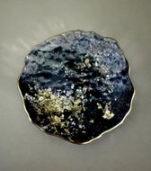 豆皿 口金ロック グラデーションブラック ［NF165］ 303446_CU90077VC04