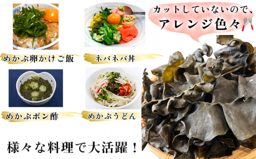 岬だよりのコリコリ食感・粘り抜群の乾燥めかぶ　120g×5袋