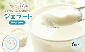 ジェラート ミルク 6個 アイス アイスクリーム スイーツ お菓子 菓子 おやつ 兵庫県 加西市