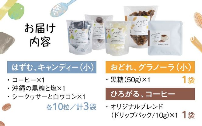 MOLE / バラエティセット(mini) コーヒー セット 詰め合わせ ギフト スイーツ 沖縄市 / みやんち STUDIO&COFFEE[BCCX017]