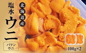【先行受付】北海道産　世壱屋塩水ウニ（バフンウニ）200g_Y038-0141