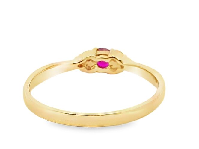 K18　ルビーダイヤモンドリング　RADR-4846　188-088