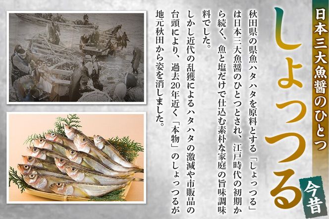 秋田しょっつる「十年熟仙」1本 諸井醸造 魚醤 ハタハタ 無添加 醤油 調味料 出汁 ギフト 料理 煮物 贈り物 [日本三大魚醤 はたはた しょっつる鍋 しょうゆ ショッツル 贈答品]|23_moj-010101