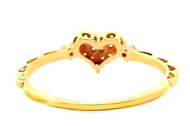 K18 DIA ルビー　パヴェリング　0.10ＣＴ　RADR-5318DI-Y　188-123