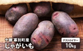 十勝 幕別町産 じゃがいも10kg (デストロイヤー) 渡邉農場 [2026年11月出荷開始] 【 野菜 いも イモ 芋 じゃがいも ジャガイモ 北海道 十勝 幕別 】