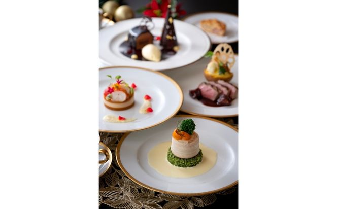 ホテルプラザ勝川『カフェレストラン ソレイユ』クリスマスディナー ペアご招待券☆Noël ～ノエル～ | ディナー Xmas クリスマス限定 ペアチケット 料理 食事券 ※2026年10月～発送