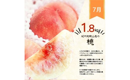 全3回 フルーツ定期便（すいか 6月、桃 7月、梨 8月発送） ｜ 和歌山県産 スイカ モモ ナシ 旬 果物