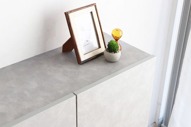 【東馬家具】モルタ キャビネット 120 CR【キッチン リビング キャビネット 収納 国産 シンプル ふるさと納税】(H060692)