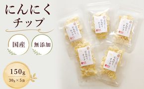 にんにくチップ　国産　無添加　150g  [No.659]