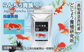 【CF-R7hbk】KGC001　らんちう貴族C 120g 当歳魚用