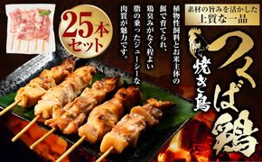 焼き鳥 つくば鶏 25本 | 鶏肉 肉 お肉 鶏 とりにく とり 串 串焼き おつまみ あて BBQ バーベキュー 惣菜 おかず 焼鳥 国産 冷凍 お取り寄せ 茨城県 守谷市