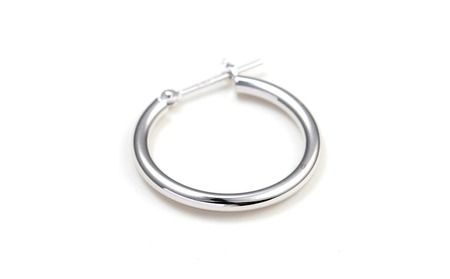 プラチナ900 　フープピアス　2×20　120335 SWAE024
