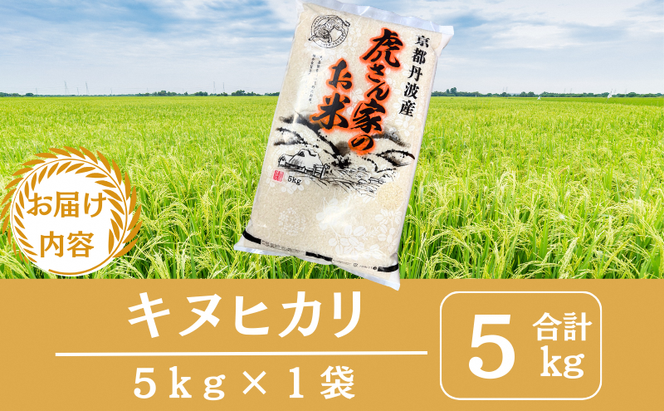 令和7年産 京都丹波産キヌヒカリ 5kg 米 ごはん きぬひかり