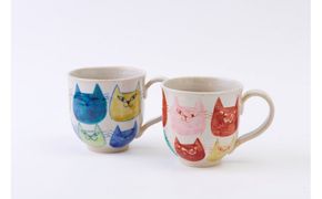 ペアマグカップ　にゃんこ 172111_CY11006