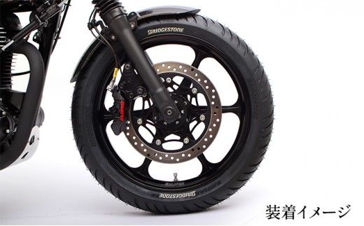 GALE SPEED エラボレート・フロント4Pキャリバー(アキシャル40mm) 右/SCMボルト仕様 ブラック バイク オートバイ パーツ 右キャリパー 