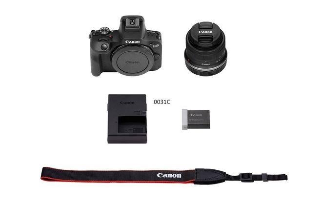 【Canon】 キヤノン ミラーレス カメラ EOS R100 レンズキット 18-45mm キャノン 一眼 家電_0032C