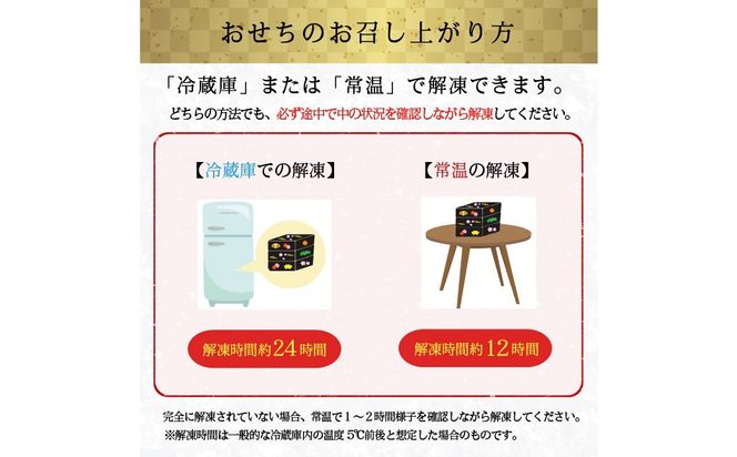 【年内発送】金三こだわりおせち（2段）＋希少部位3種肉＋厳選日本酒720ml×3本　おせち2027【0048-005】
