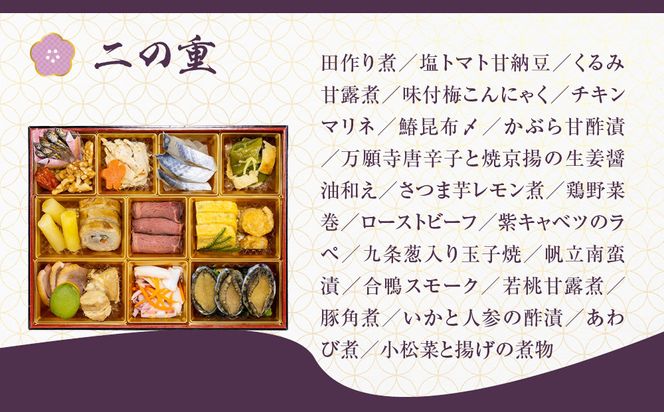 【京都しょうざん】和風おせち料理「華錦」三段重 3～4人前｜京都 老舗料亭 本格和風おせち 人気おせち［ 京都 老舗料亭 和風おせち 3段 3人 4人 グルメ 京料理 人気 おすすめ 2026 正月 お祝い お取り寄せ 通販 送料無料 年内配送 ふるさと納税 ］ 261009_A-AA544