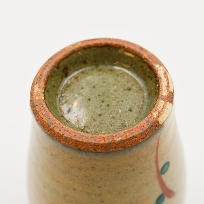 【益子焼】フリーカップ 1個入 | 村澤陶苑 フリーカップ 益子焼 絵入り 赤絵 贈り物 ギフト【食洗機〇 レンジ× オーブン×】(BV006)