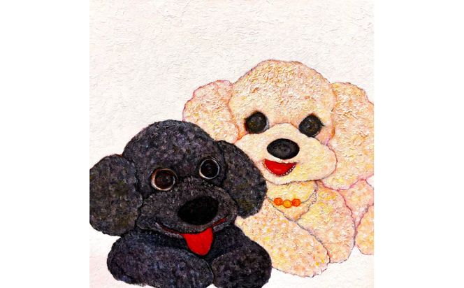 アーティストが描く愛しいペットのポートレート　SSM号 142069_DK010