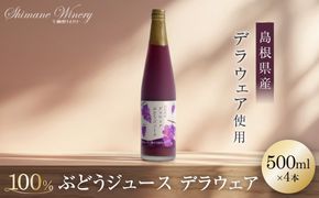 100%ぶどうジュースデラウェア4本セット 322032_CL003