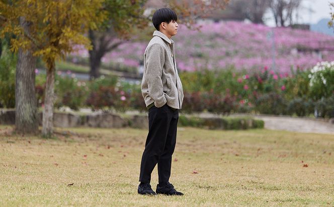 ツイード コート メンズ フリーサイズ 国産 岡山 ウール アルパカ 服 ファッション アウター 