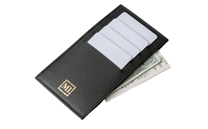 豊岡財布 ウォレットイン カードホルダー ドイツ製本革使用 ブラック ZCD02 / カードケース  革 革小物 コンパクト 長財布に収まる  シンプル デザイン 無地 マスミ鞄嚢