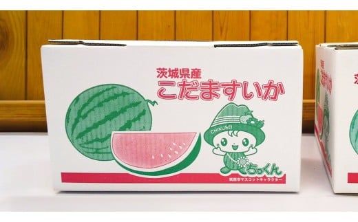 【 先行予約 】 希少品種 「 紅トップ 」 茨城県産 小玉 すいか  2玉入り Lサイズ スイカ [AG003ci]