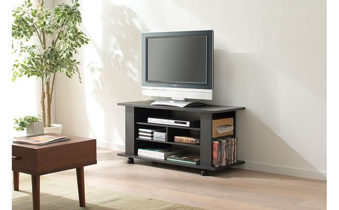 テレビ台 AVボードオープンタイプ OAB-100 ブラックオーク テレビ台 ローボード おしゃれ キャスター アイリスオーヤマ TV台 AVボード 北欧 テレビボード TVボード 新生活 一人暮らし シンプル かわいい オープンテレビ台 ローテレビ台 収納