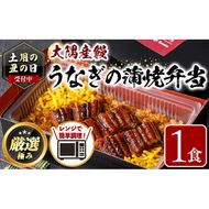 【0065710a】《土用の丑の日受付中！》＜おためし＞大隅産鰻の冷凍弁当(冷凍品)(1食分・計240g タレ、山椒付) 丑の日 うなぎ 高級 ウナギ 鰻 うなぎの蒲焼 蒲焼 国産 ごはん ご飯 お米 おかず 鹿児島 ふるさと レンチン 電子レンジ 【南嘉起屋】