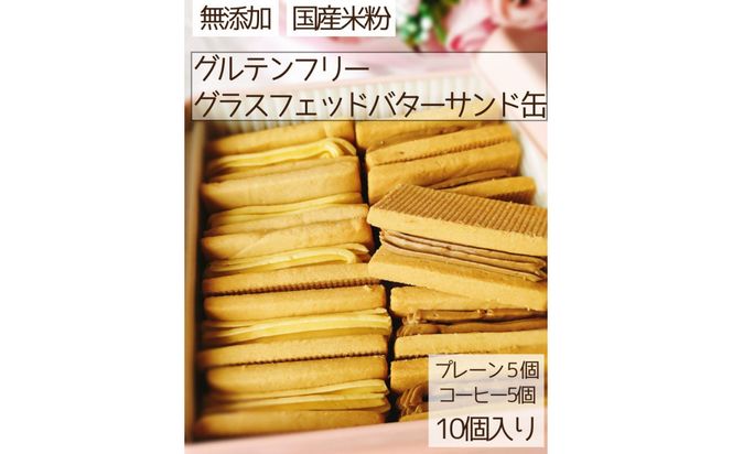 グラスフェッドバターサンド米粉クッキー缶 272183_DH002