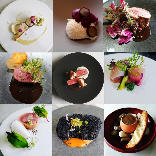 Munakata Cuisine Ishida ランチペア(2名様) お食事券 ジャルダン 庭 コース【Munakata Cuisine Ishida】_HA2013 食事券 チケット コース ランチ ペア おまかせ 記念日 福岡県宗像市 宗像市 宗像